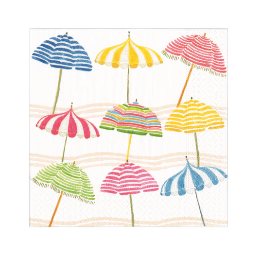 Caspari Beach Umbrellas Napkin Luncheon