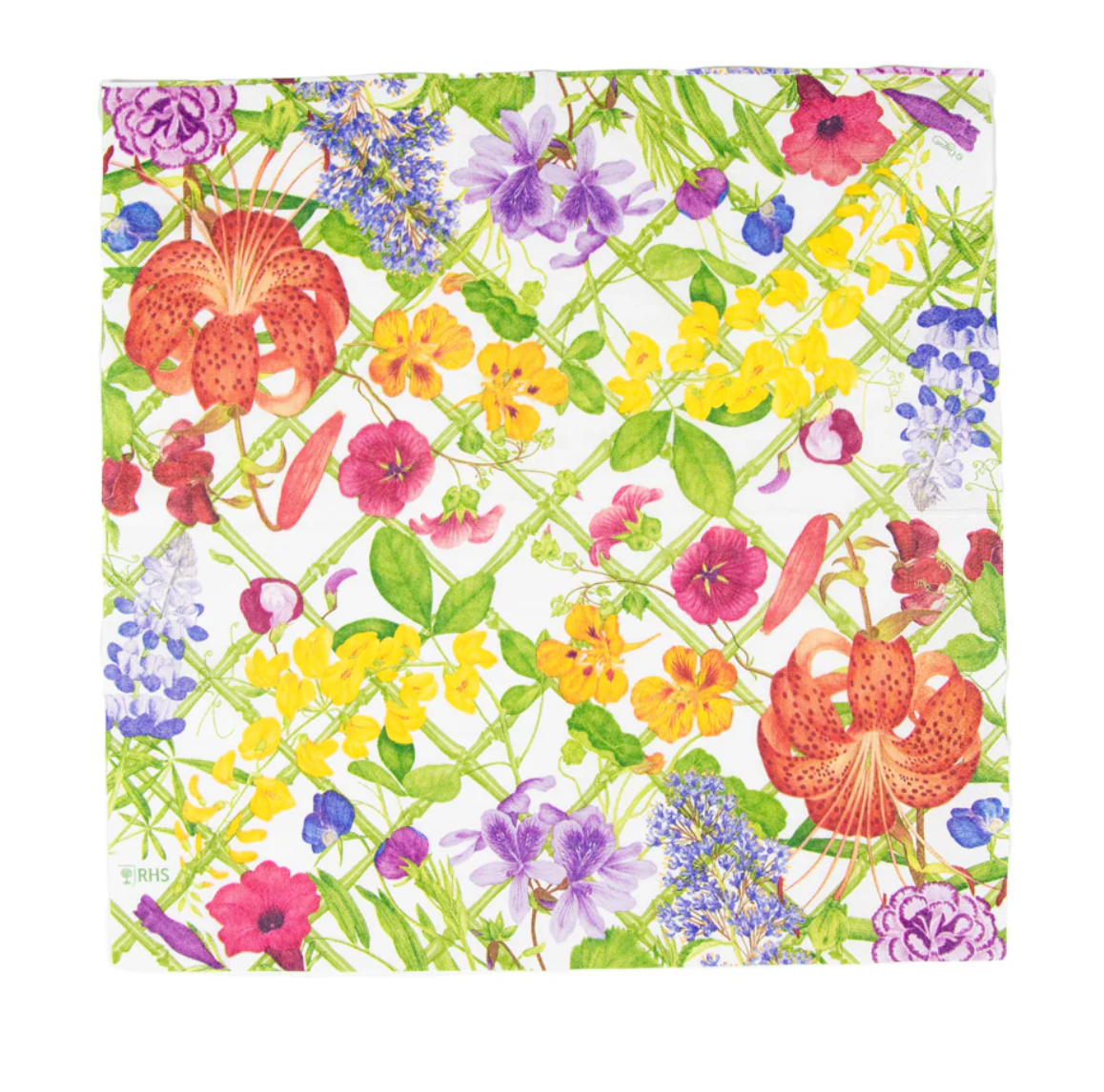 Caspari Floral Trellis Napkin Luncheon