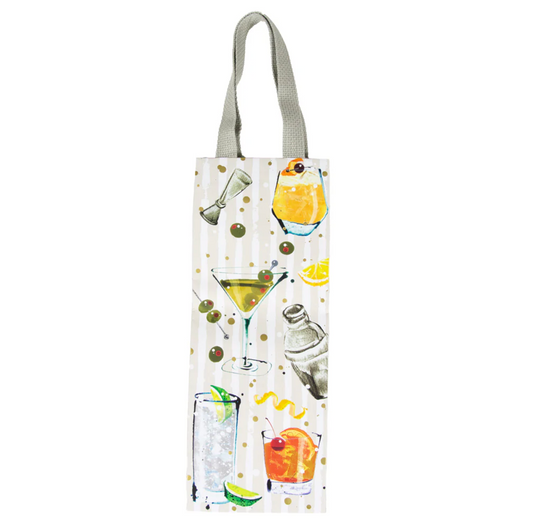 Caspari Speakeasy Bottle Bag