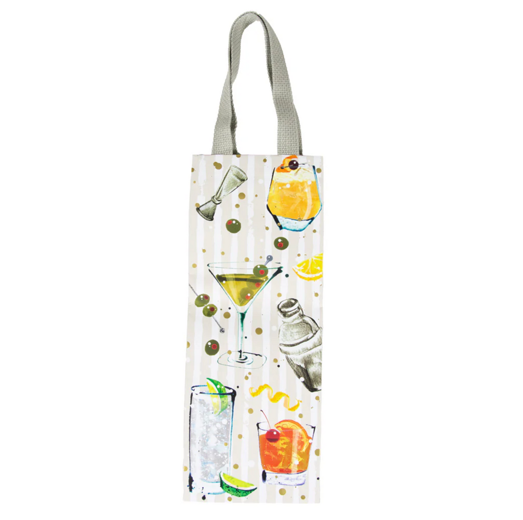 Caspari Speakeasy Bottle Bag