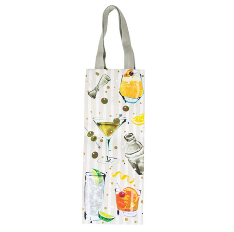 Caspari Speakeasy Bottle Bag