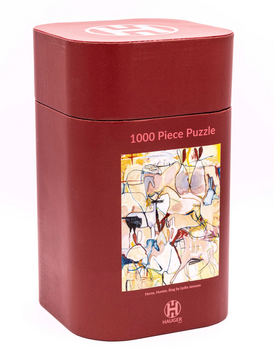 Hauger Play Jigsaw Puzzles Horse Hunter Stag by Lydia Janssen