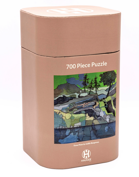 Hauger Play Jigsaw Puzzles Three Pines by Judith Bergerson