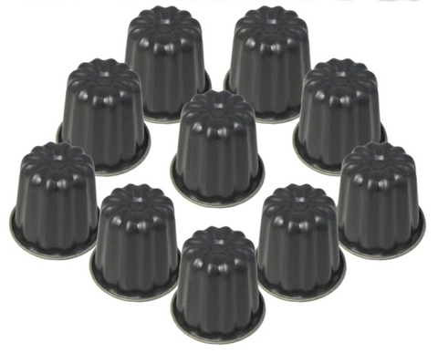 [Made in Japan] Providore QueenRose Black Figure Baking Mold 10-Piece Set