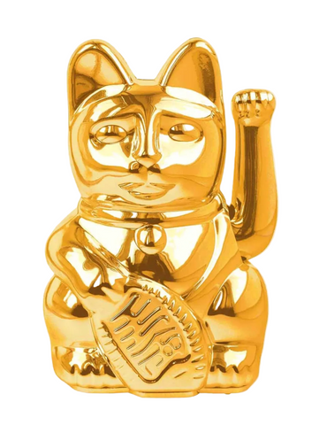 Donkey Lucky Cat Mini Shiny Gold Mahetia