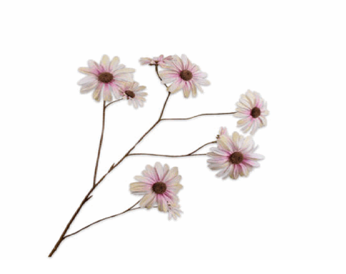 Silk-ka Daisy Spray Green/Mve 102 Cm