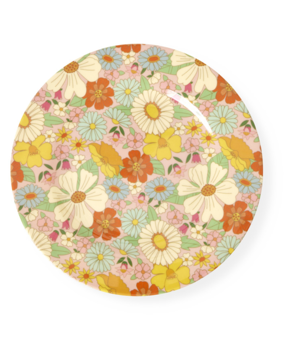 Rice Melamine Round Side Plates 20cm, view 3