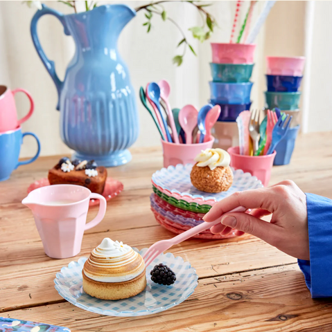 Rice Melamine Milk Jug in Pink - 150ml