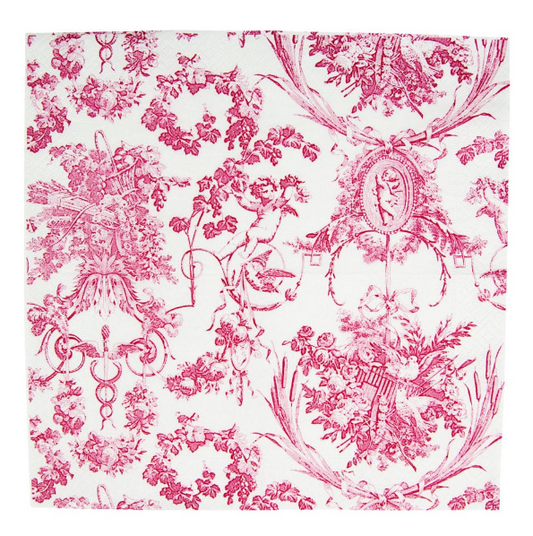 Caspari Romantic Rose Napkins