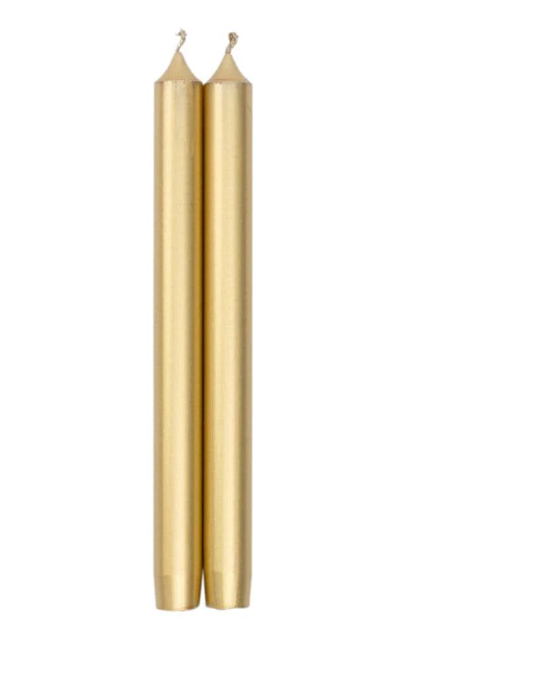 Caspari Duet Straight Taper 25cm Candles pair – view 6