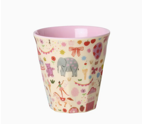 Rice Melamine Kids Cup with Fun Fair Print - 160ml