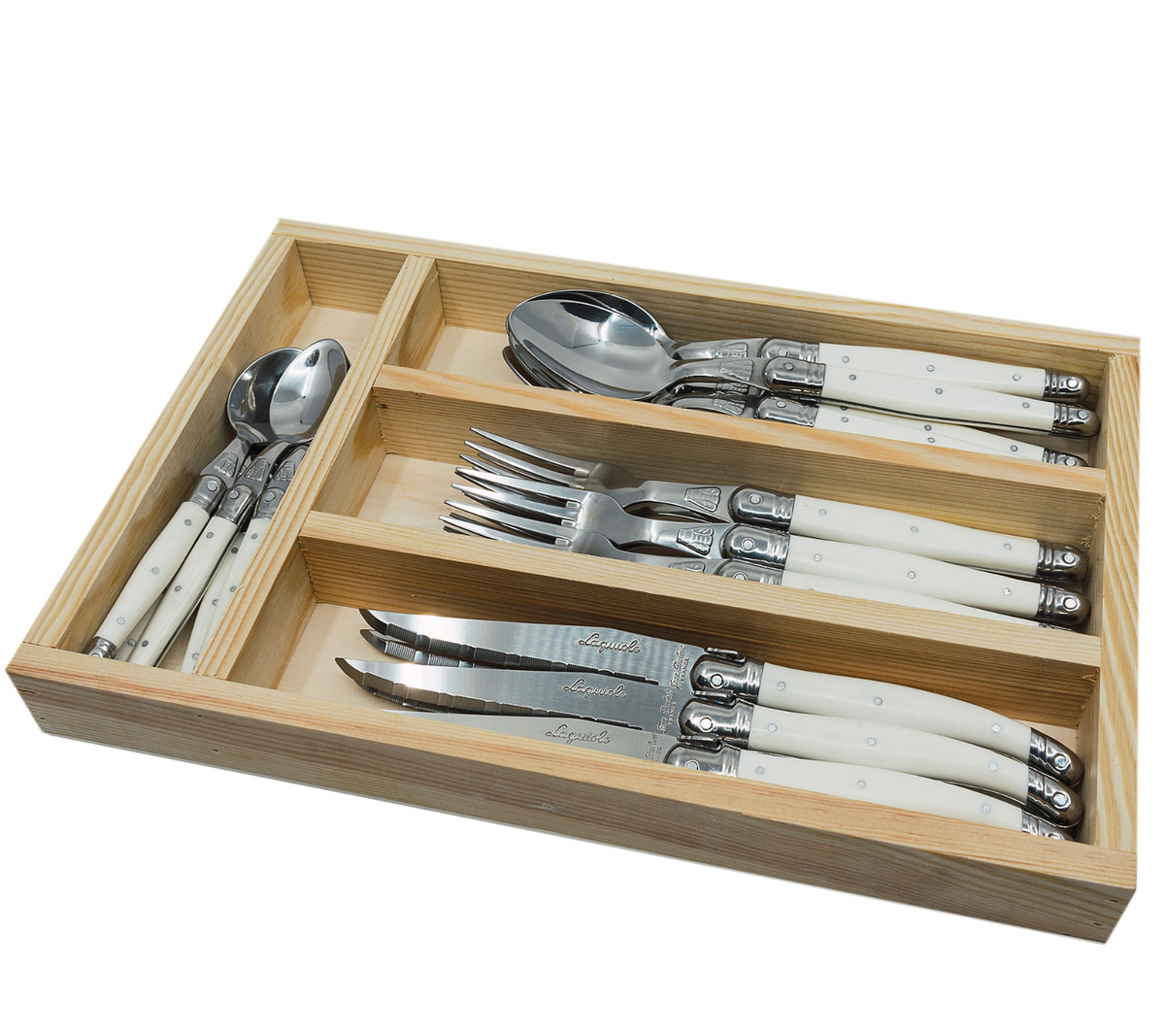 Laguiole Jean Dubost Cutlery Set of 24 – view 5