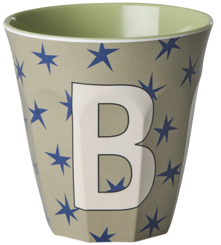 Rice Melamine Alphabet Cup With Stars - 250ml