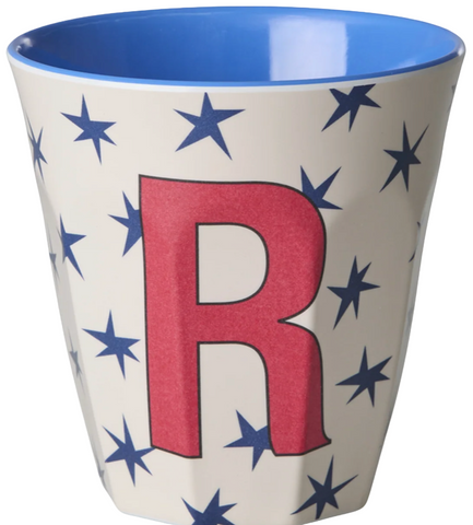 Rice Melamine Alphabet Cup With Stars - 250ml