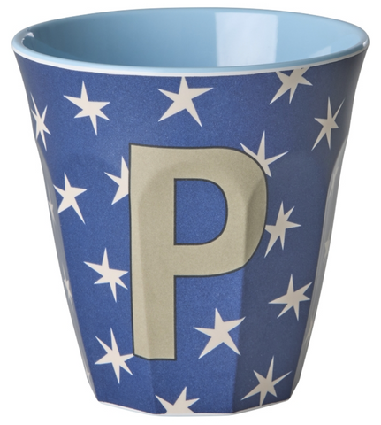 Rice Melamine Alphabet Cup With Stars - 250ml