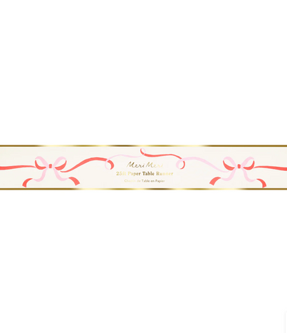 Meri Meri Ribbon Bow Table Runner