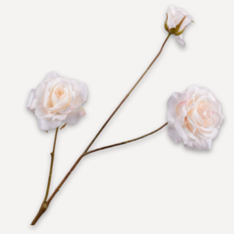 Silk-ka rose spray floral stem, view 3