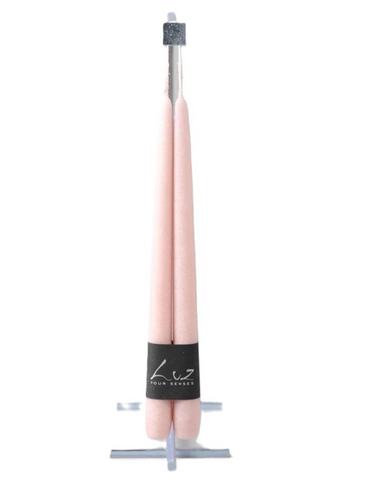 Rasteli Luz Your Senses Velours Pair of Tapers - L30cm Dia2.20cm