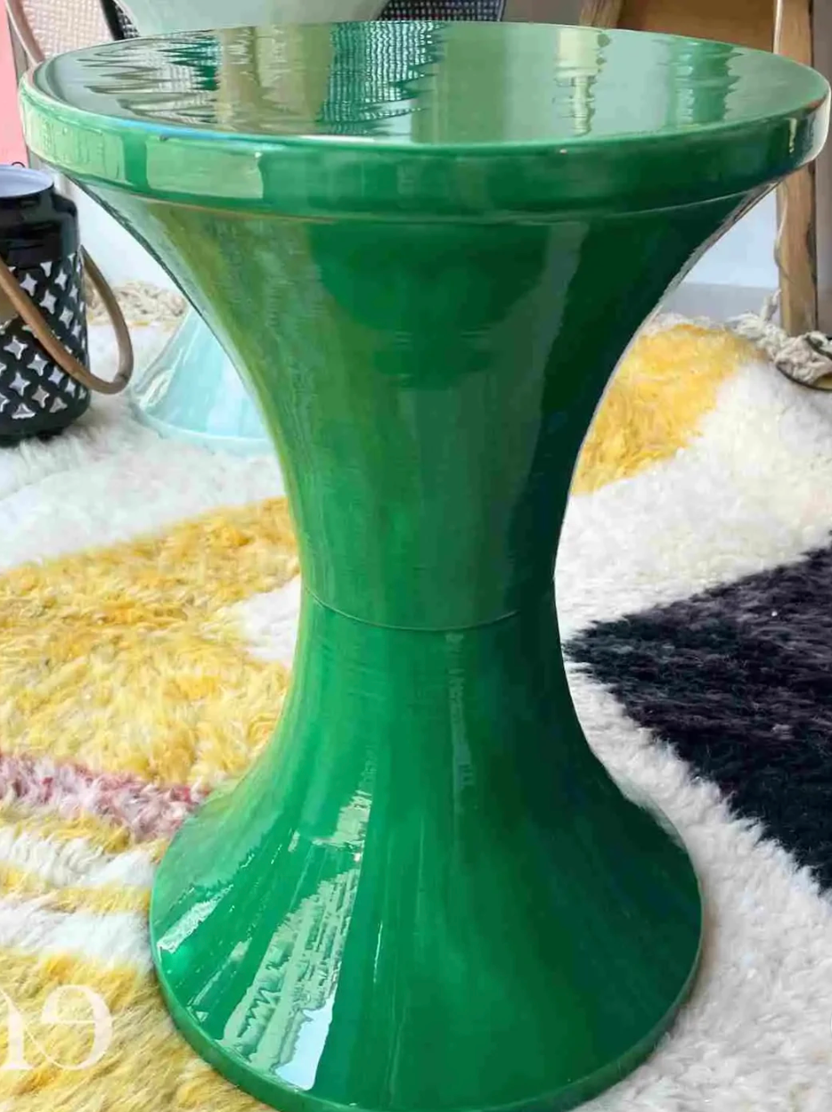 Bazardeluxe Tam Tam Stool – enamelled metal stool, view 4