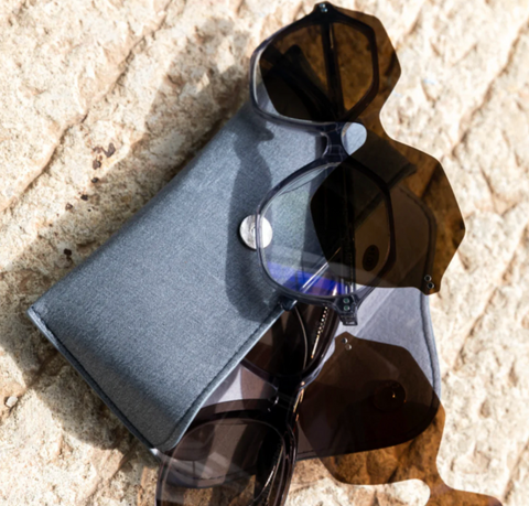 Frank & Lucie Eyecubist Eclips Eyeglasses with a Detachable Sunclip