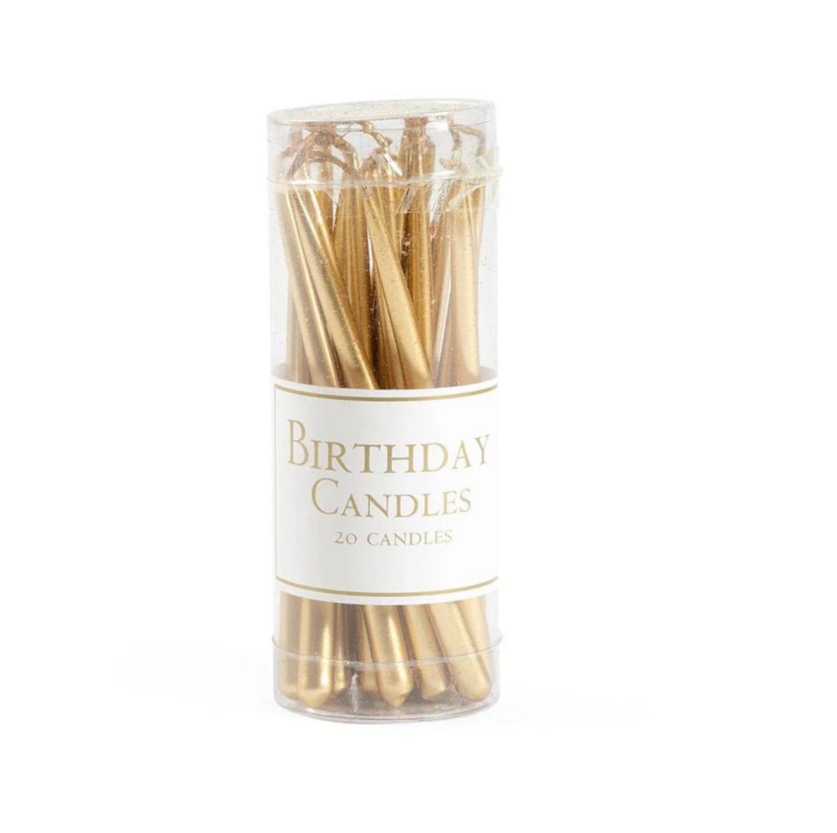 Caspari birthday candles, multicoloured mini tapers, view 6