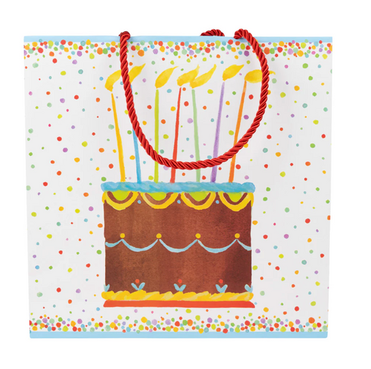 Caspari Birthday Cake Gift Bag