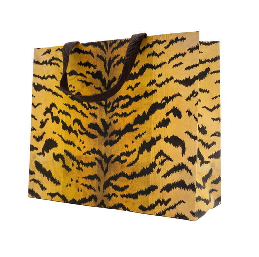 Caspari Tigre Golden Gift Bag
