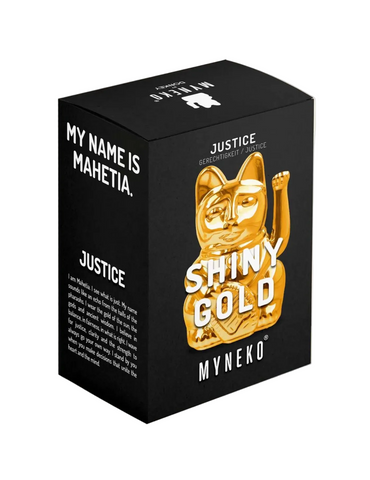 Donkey Lucky Cat Mini Shiny Gold Mahetia