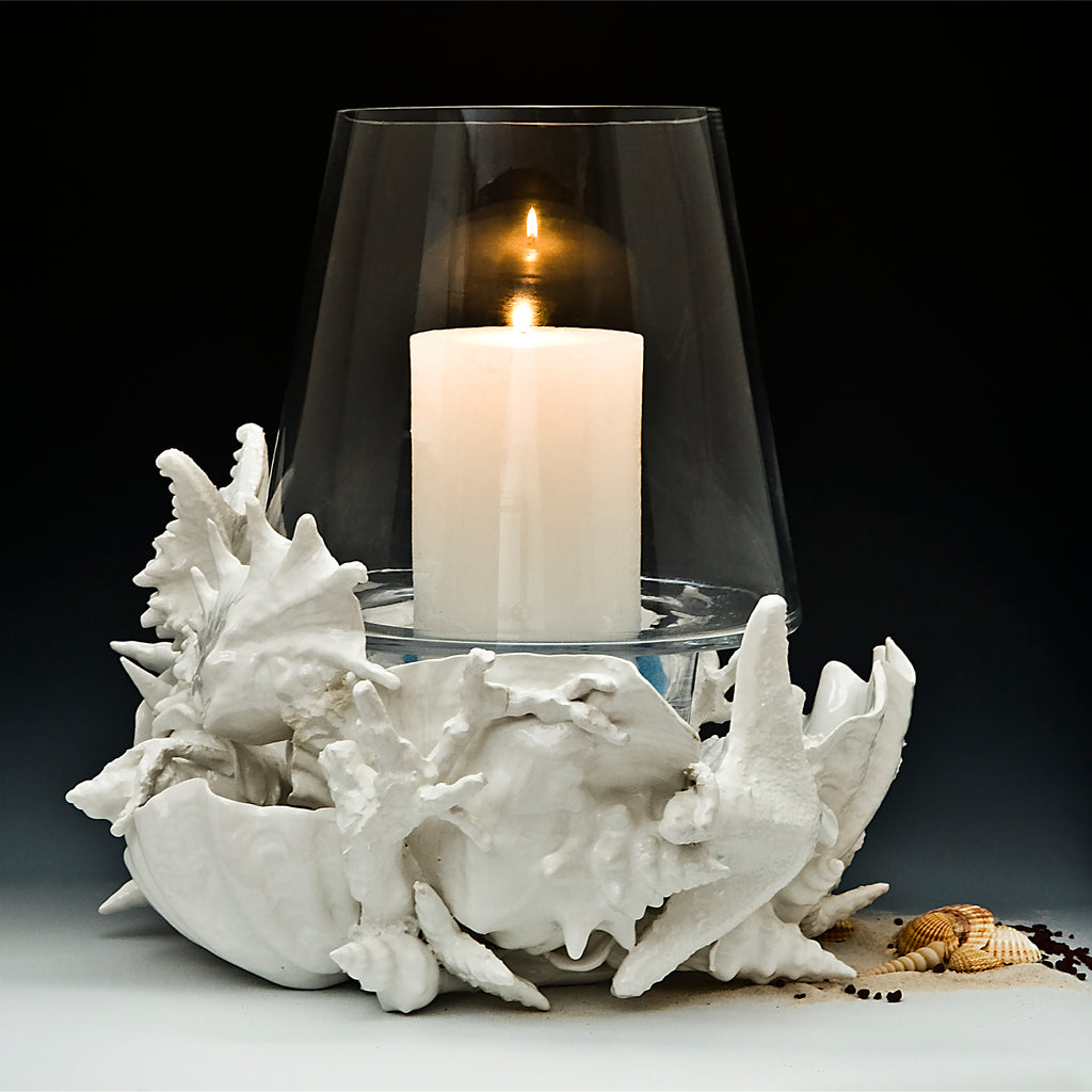 Shell Candle Holder L