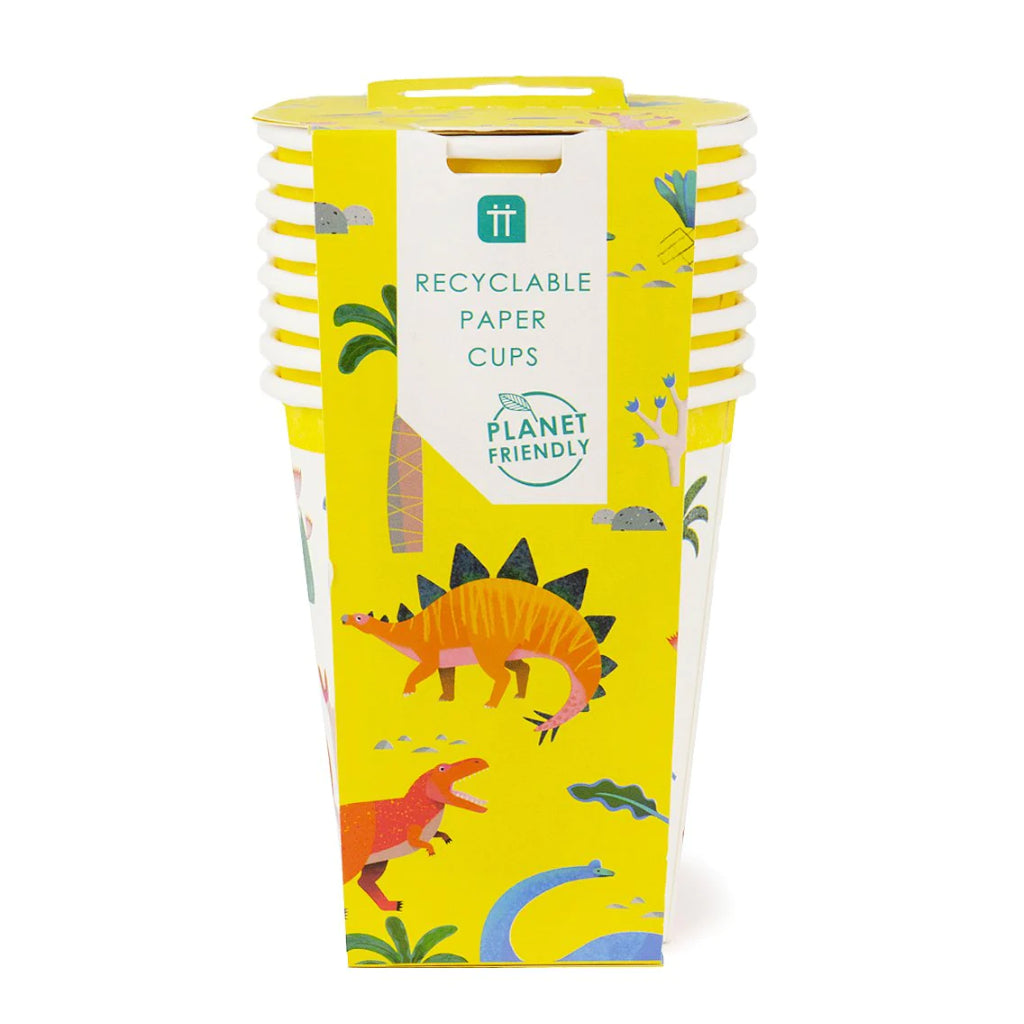 TLS25 - Party Dinosaur Cup - 8PCS