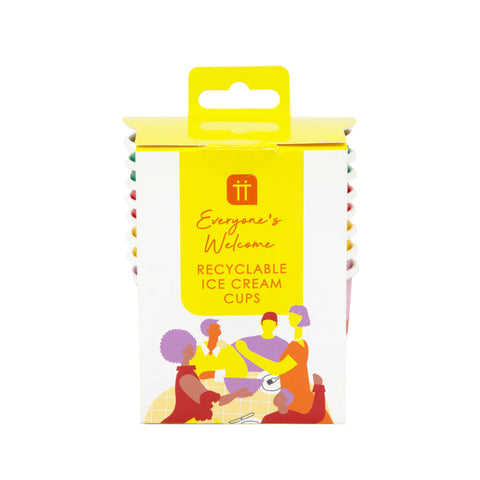 Colourful Ice Cream Cups