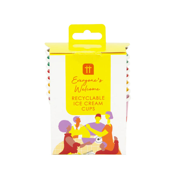 Colourful Ice Cream Cups