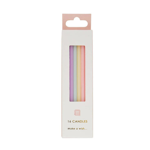 TLS - Pastel Candles (Set of 16)