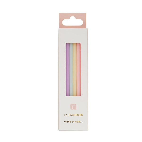 TLS - Pastel Candles (Set of 16)