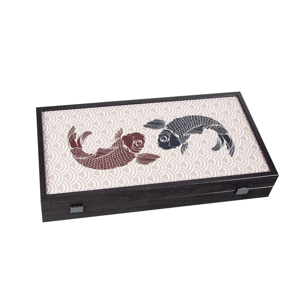 Manopoulos - Handcrafted Japanese Koi Fish Backgammon Set 48x26cm