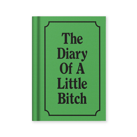 The Diary of a Little Bitch Fabric Hardback Notebook (A7)