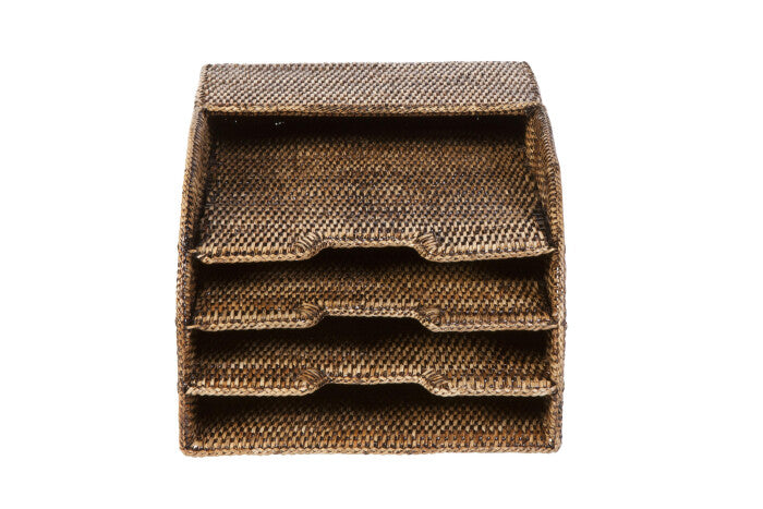 ToGo Rattan Magazine Rack, view 2