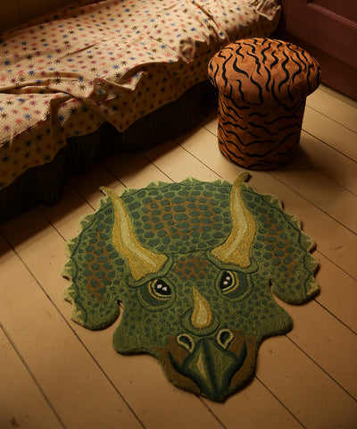 Triceratop Head Rug Large