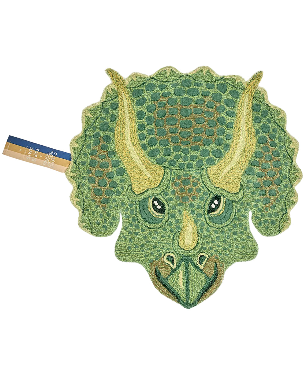 Doing Goods Triceratop Head Rug Large