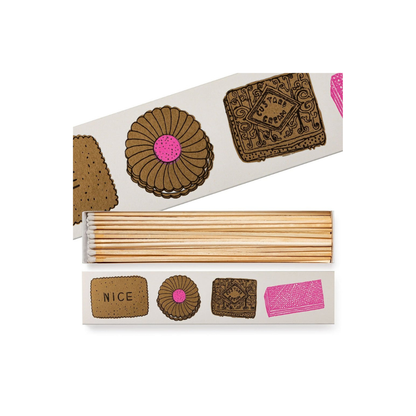 Archivist Long Matchbox in Biscuit design
