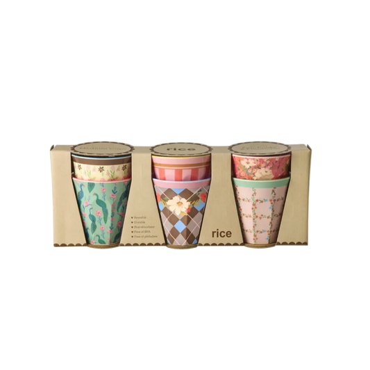 Rice All You Need is Love Multicolor  Small Cup 160ml - Set of 6