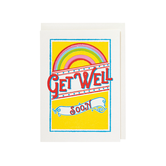 Archivist Get Well Soon Rainbow Card