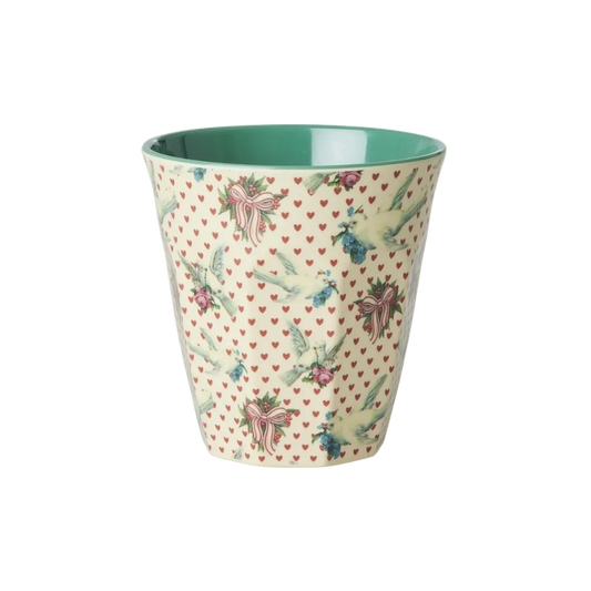 Rice Dove Cream Melamine Medium Cup 250ml