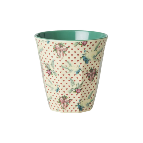 Rice Dove Cream Melamine Medium Cup 250ml