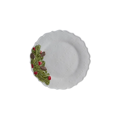 Bordallo Pinheiro Christmas Garland Dinner Plate 29.5cm