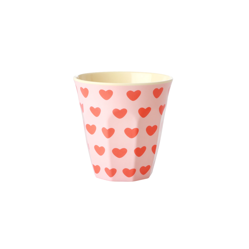 Rice Melamine Tall Cup in Sweet Hearts