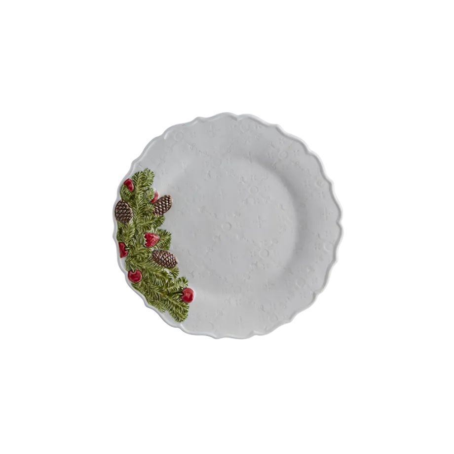Bordallo Pinheiro Christmas Garland Dinner Plate 29.5cm