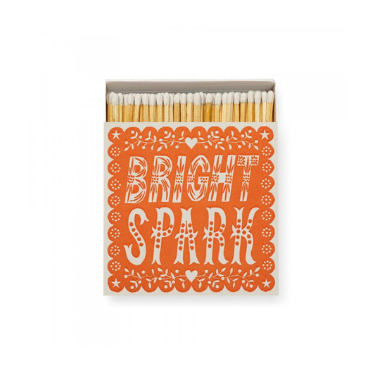 Archivist Square Matchbox - Bright Spark