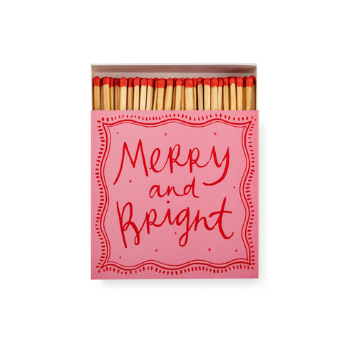 Archivist Square Matchbox - Merry and Bright