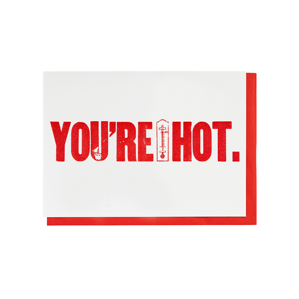 Archivist You're Hot Card